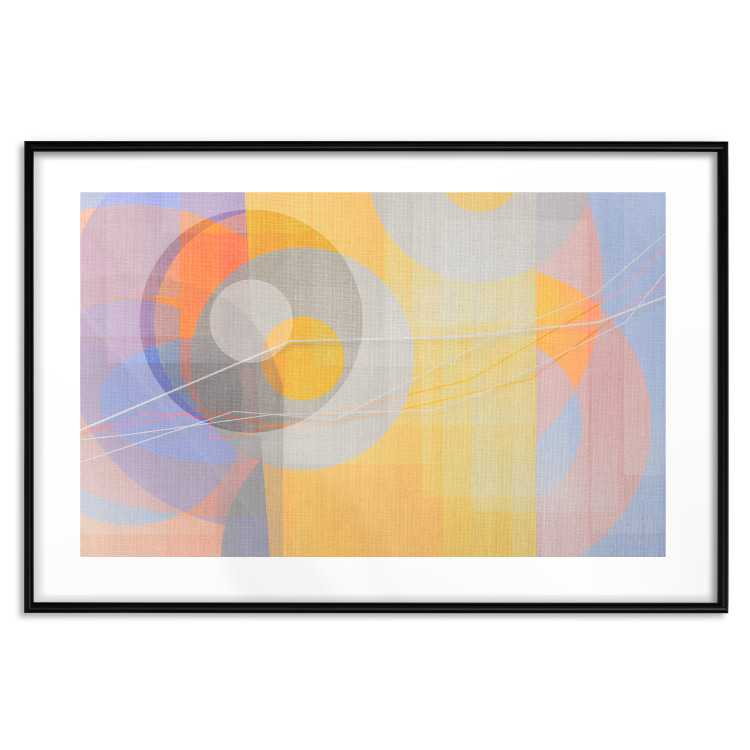 Wall Poster Pastel Nostalgia - abstract and colorful geometric figures 126658 additionalImage 15