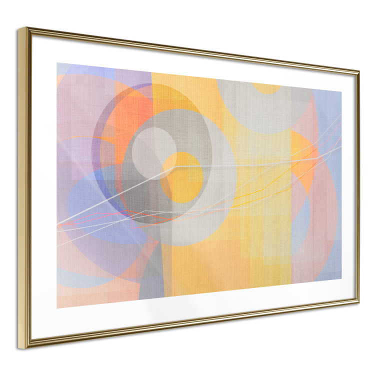 Wall Poster Pastel Nostalgia - abstract and colorful geometric figures 126658 additionalImage 7