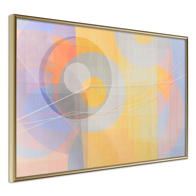 Wall Poster Pastel Nostalgia - abstract and colorful geometric figures 126658 additionalImage 12