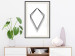 Poster Geometric Shape - line art figures on white contrasting background 127958 additionalThumb 24