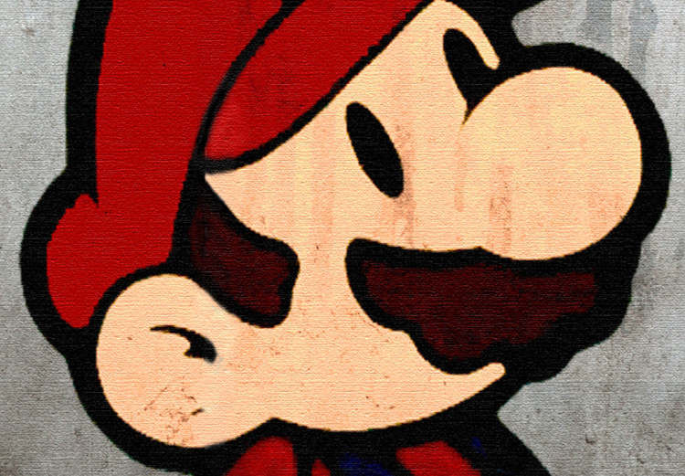 Large canvas print Mario Bros on Concrete II [Large Format] 128558 additionalImage 4