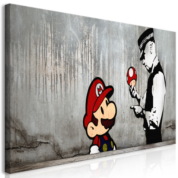 Large canvas print Mario Bros on Concrete II [Large Format] 128558 additionalImage 2
