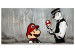 Large canvas print Mario Bros on Concrete II [Large Format] 128558