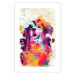 Poster Watercolor Dog - unique colorful abstraction with domestic animal 128858 additionalThumb 19