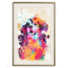 Poster Watercolor Dog - unique colorful abstraction with domestic animal 128858 additionalThumb 20