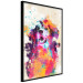 Poster Watercolor Dog - unique colorful abstraction with domestic animal 128858 additionalThumb 13