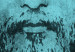 Poster Turin Shroud in Turquoise - sacred composition with a portrait of Jesus 129358 additionalThumb 10