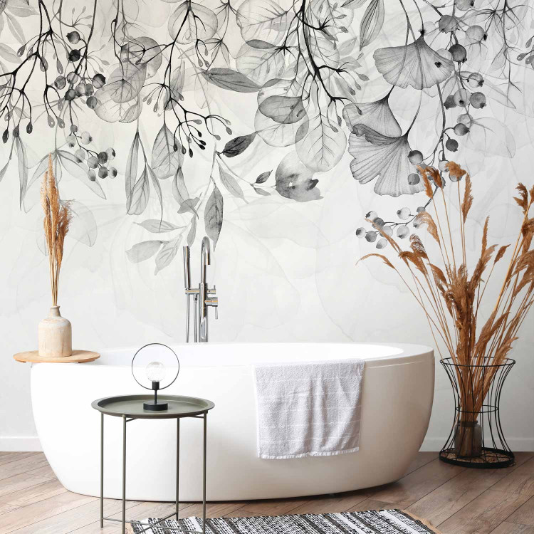 Wall Mural Foggy Nature - Grey 129558 additionalImage 8