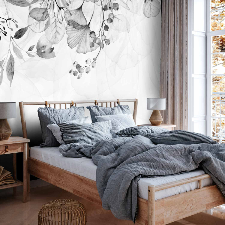 Wall Mural Foggy Nature - Grey 129558 additionalImage 2