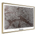 Wall Poster Brown Map of Paris - city map and English text on a white background 130758 additionalThumb 12