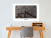 Wall Poster Brown Map of Paris - city map and English text on a white background 130758 additionalThumb 3