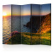 Folding Screen Sunset: Cliffs of Moher II (5-piece) - seascape 132758