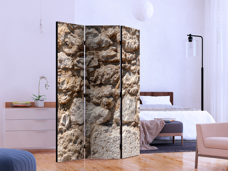 Room Separator Stone Castle (3-piece) - composition in warm background 133458 additionalImage 2