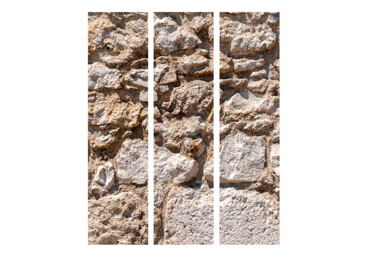 Room Separator Stone Castle (3-piece) - composition in warm background 133458 additionalImage 3