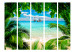 Room Divider Screen Phuket Province II - tropical ocean and beach landscape against the sky 134058 additionalThumb 3