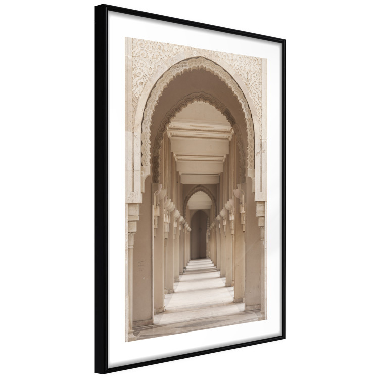 Wall Poster Oriental Arches - bright corridor architecture amidst columns in Morocco 134758 additionalImage 8