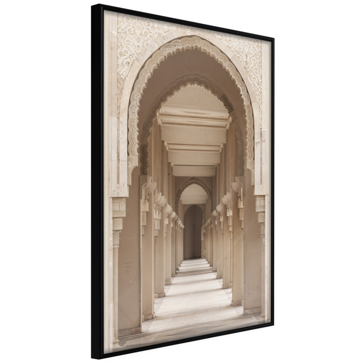 Wall Poster Oriental Arches - bright corridor architecture amidst columns in Morocco 134758 additionalImage 13