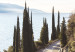 Canvas Print View of Lake Garda - summer landscape with winding, mountain road 135858 additionalThumb 4