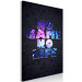 Canvas Print No Game No Life (1-piece) Vertical - geometric texts on background 138058 additionalThumb 2