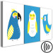Canvas Bird Trio (3-piece) - colorful bird composition for children 143458 additionalThumb 6