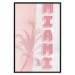 Poster Delicate Neon - Inscription Miami Made of Pink Letters 144358 additionalThumb 20