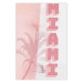 Poster Delicate Neon - Inscription Miami Made of Pink Letters 144358