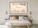 Poster Home - Inscription Among Dried Plants and Feathers in Warm Boho Shades 144758 additionalThumb 17