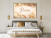 Poster Home - Inscription Among Dried Plants and Feathers in Warm Boho Shades 144758 additionalThumb 15