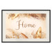 Poster Home - Inscription Among Dried Plants and Feathers in Warm Boho Shades 144758 additionalThumb 26
