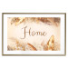 Poster Home - Inscription Among Dried Plants and Feathers in Warm Boho Shades 144758 additionalThumb 27