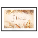 Poster Home - Inscription Among Dried Plants and Feathers in Warm Boho Shades 144758 additionalThumb 25