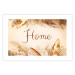 Poster Home - Inscription Among Dried Plants and Feathers in Warm Boho Shades 144758 additionalThumb 20