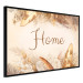 Poster Home - Inscription Among Dried Plants and Feathers in Warm Boho Shades 144758 additionalThumb 3