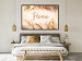 Poster Home - Inscription Among Dried Plants and Feathers in Warm Boho Shades 144758 additionalThumb 13
