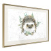 Wall Poster Hedgehog - Cute Painted Animals and Plants on a Polka Dot Background 145758 additionalThumb 9