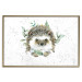 Wall Poster Hedgehog - Cute Painted Animals and Plants on a Polka Dot Background 145758 additionalThumb 23