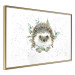 Wall Poster Hedgehog - Cute Painted Animals and Plants on a Polka Dot Background 145758 additionalThumb 7