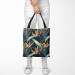 Shopping Bag Floral composition - motife in white and blue shades 147458 additionalThumb 2