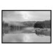 Wall Poster Night Landscape - Lake Illuminated by the Moonlight in Black and White 147658 additionalThumb 19