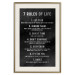 Wall Poster Life Rules - Motivating Inscription on a Black Background 148558 additionalThumb 25