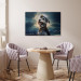 Canvas Art Print AI Dog Schnauzer - Portrait of a Fantasy Animal in the Role of a Sailor - Horizontal 150258 additionalThumb 5