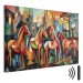 Canvas Print Cubist Horses - A Geometric Composition Inspired by Picasso’s Style 151058 additionalThumb 8