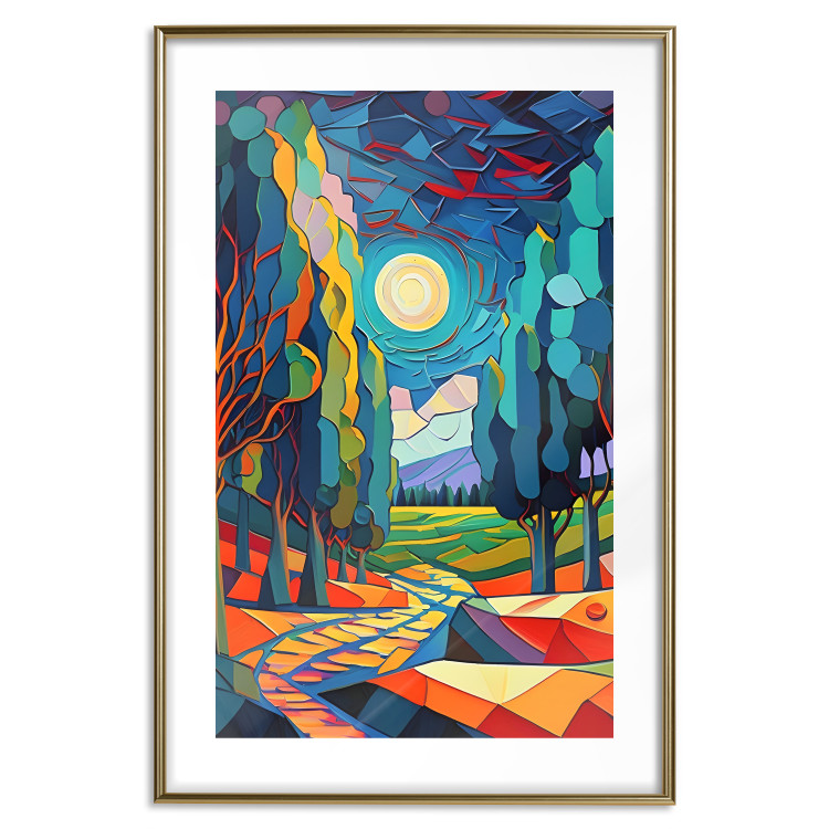 Wall Poster Modern Scenery - A Colorful Composition Inspired by Van Gogh 151158 additionalImage 24