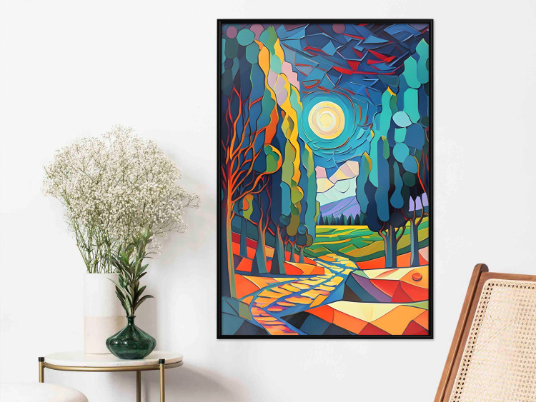 Wall Poster Modern Scenery - A Colorful Composition Inspired by Van Gogh 151158 additionalImage 12
