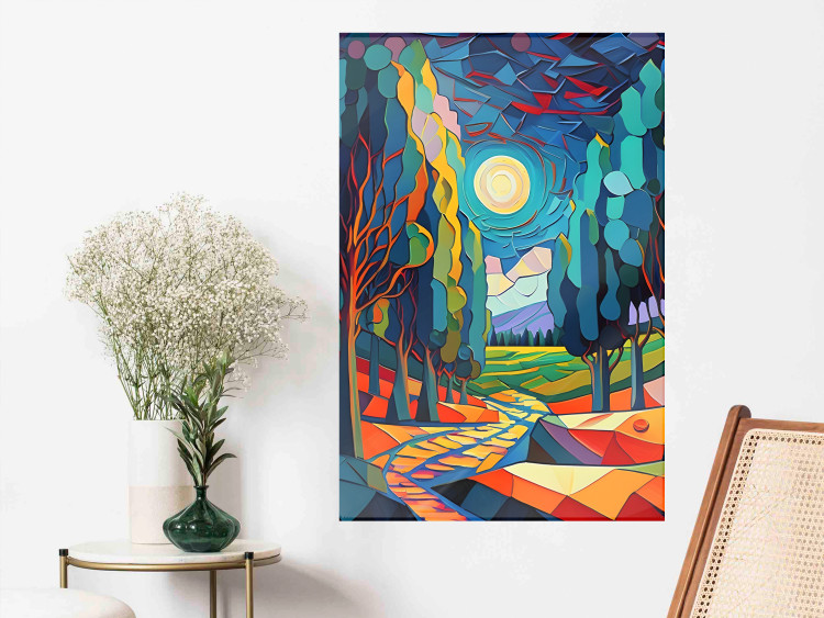 Wall Poster Modern Scenery - A Colorful Composition Inspired by Van Gogh 151158 additionalImage 14