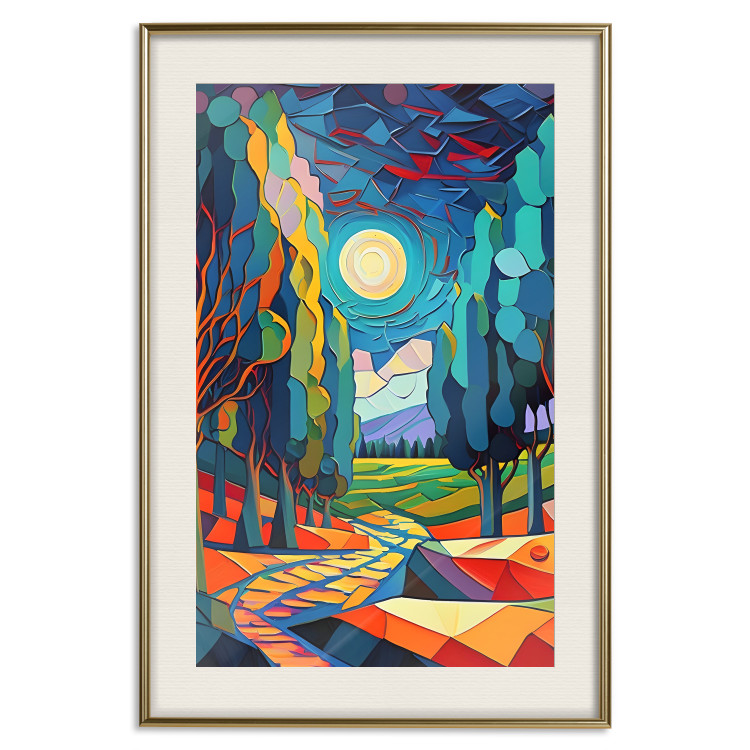 Wall Poster Modern Scenery - A Colorful Composition Inspired by Van Gogh 151158 additionalImage 27