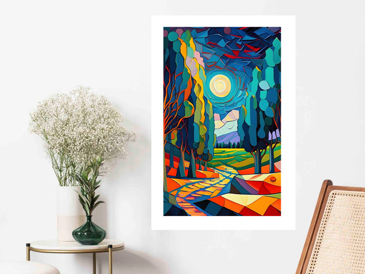 Wall Poster Modern Scenery - A Colorful Composition Inspired by Van Gogh 151158 additionalImage 13