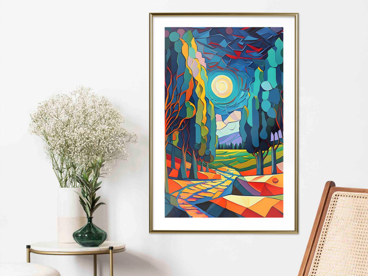 Wall Poster Modern Scenery - A Colorful Composition Inspired by Van Gogh 151158 additionalImage 15