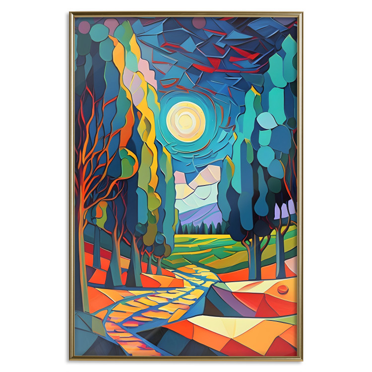 Wall Poster Modern Scenery - A Colorful Composition Inspired by Van Gogh 151158 additionalImage 25
