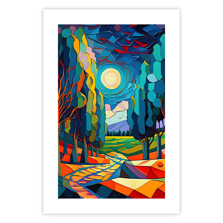 Wall Poster Modern Scenery - A Colorful Composition Inspired by Van Gogh 151158 additionalImage 22